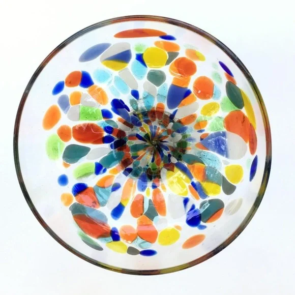 Mexican Handcrafted 14 OZ Magarita Glasses Set of 2 - Picture 2 of 4